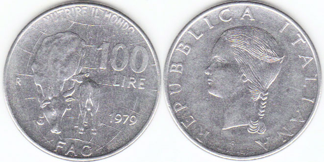 1979 Italy 100 Lire (FAO) A005167